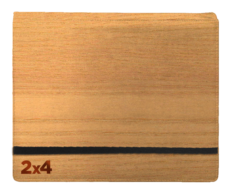 Binder - 2x4 8 Pkt.Woodgrain