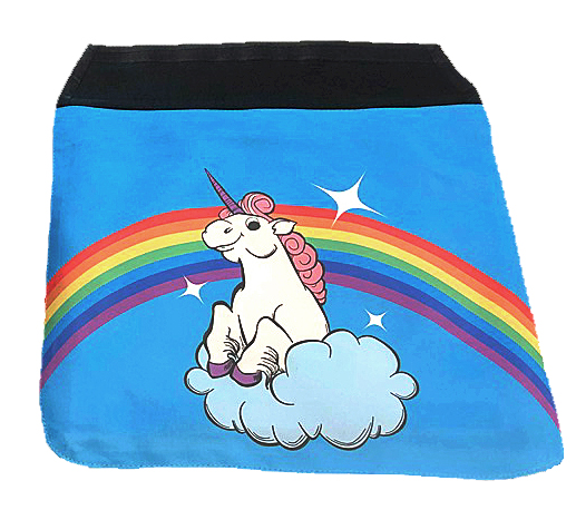 Messenger Bag Flap - Rainbow Unicorn
