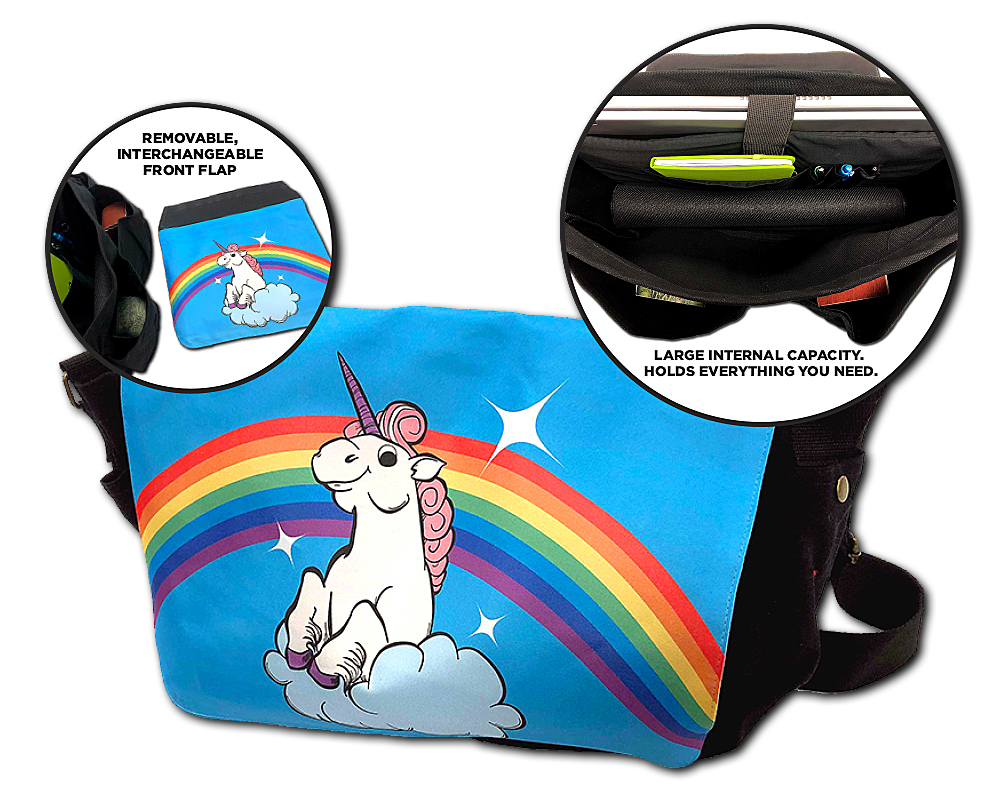 Messenger Bag - Rainbow Unicorn