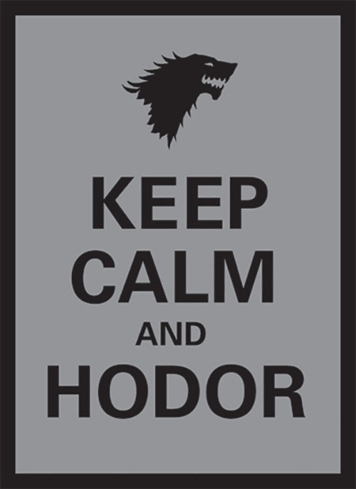 Sleeve - Keep Calm and Hodor