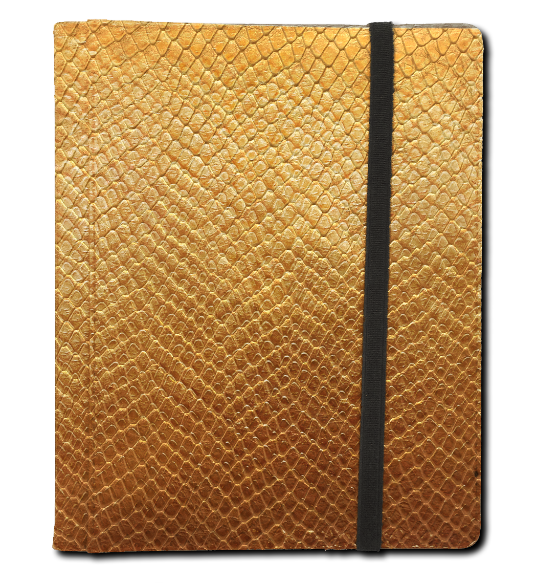 Binder - 4 Pkt Dragon Hide Gold