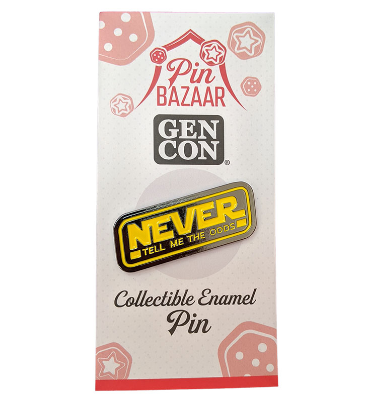 Never Tell Me the Odds - Gen Con 2020 Pin Bazaar Enamel Pin
