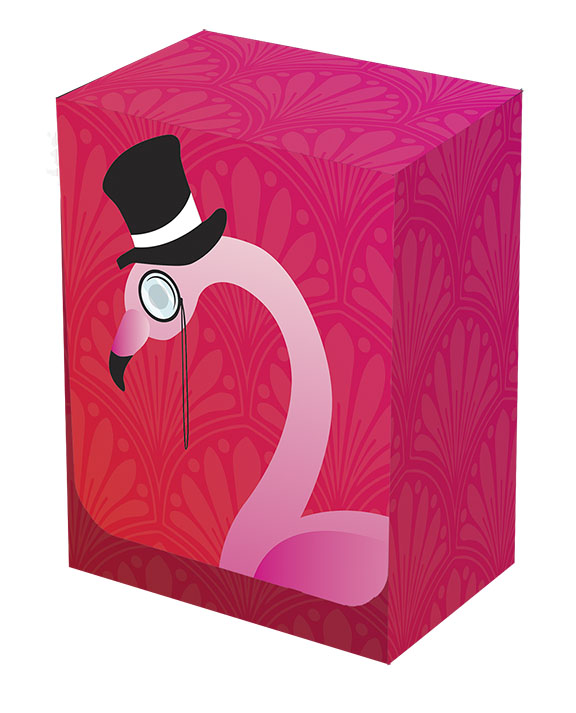 Deckbox Flamingo 100 Sleeves NEW Condition 