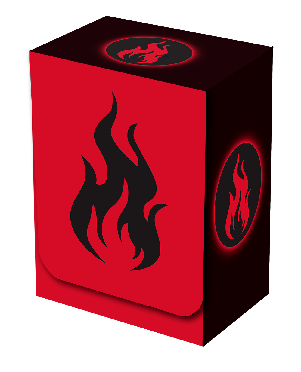 LEGION ICONIC FIRE Storage Tin Lunchbox Game Case MTG Card Deck Box Dice Holder 