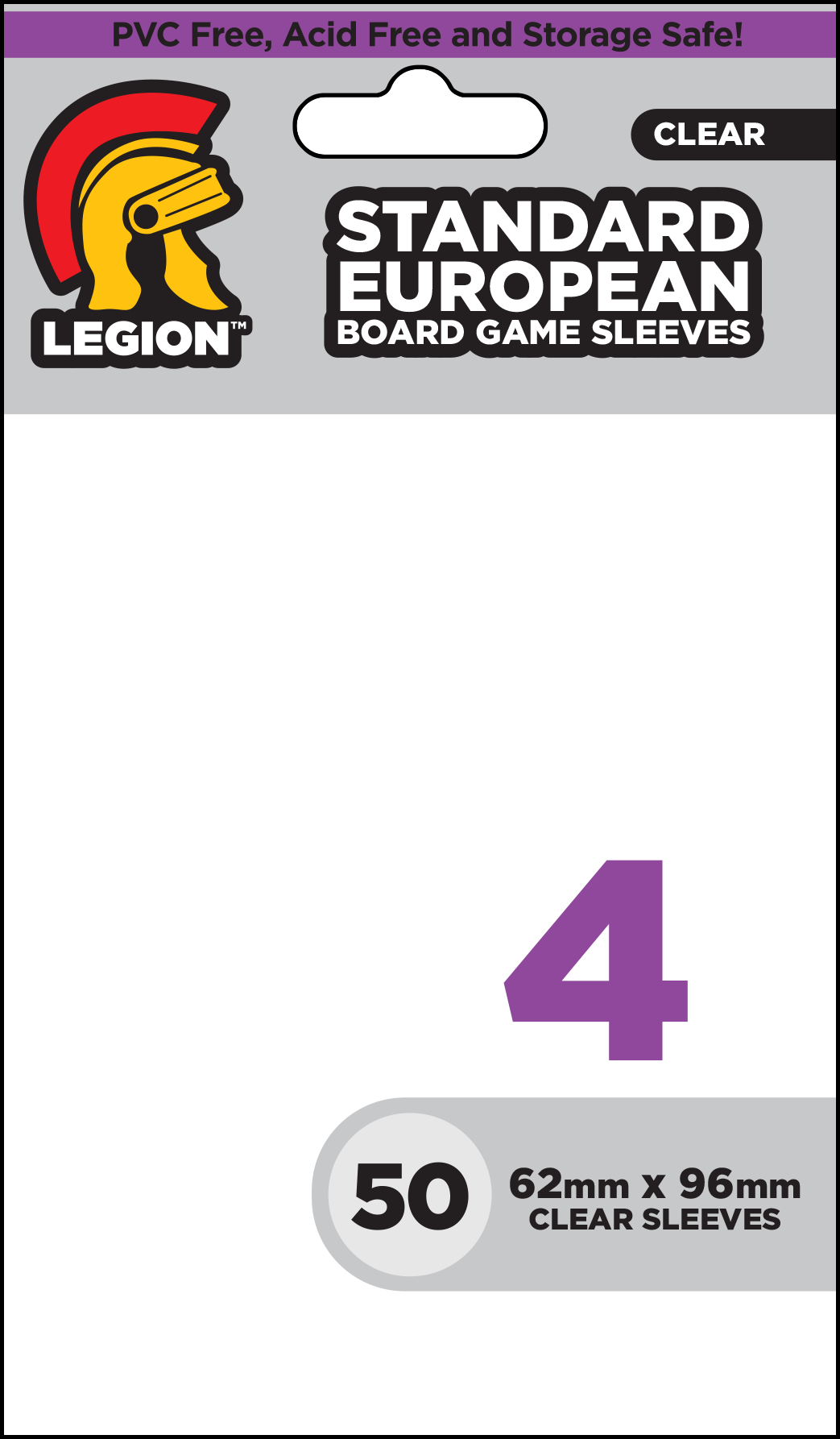 Board Game Sleeve 4 - Standard European