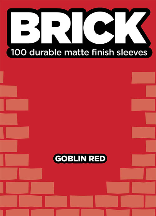 Sleeve - Brick - Goblin Red
